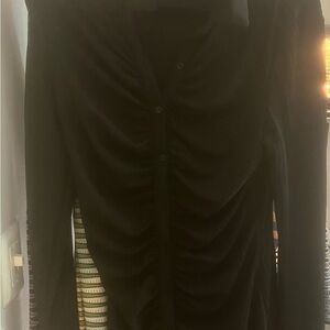 SHEIN Black Long Sleeve Dress